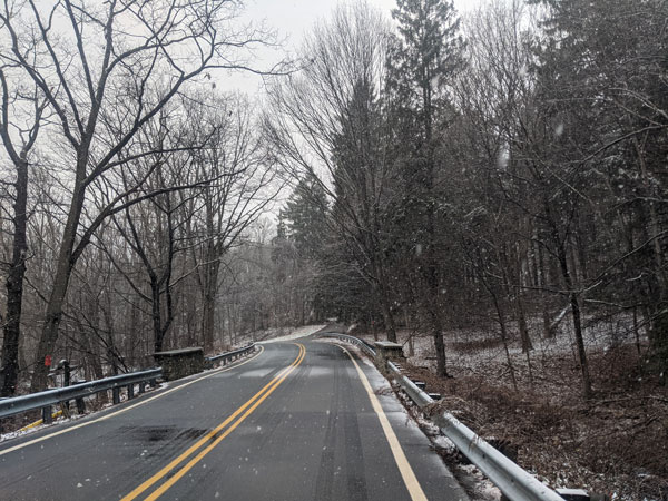 Clinton Road Snowfall