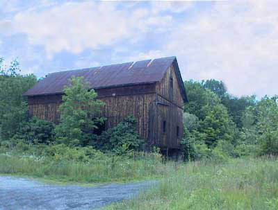 Weathered barn near Sussex, New Jersey along Route 23