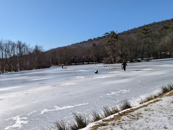 Ice Fishing at Pettet Pond