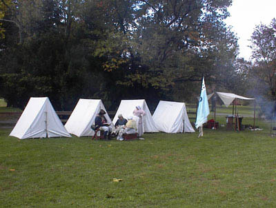Revolutionary War Encampment at Dey Mansion in Wayne, New Jersey