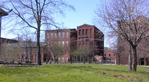 Phoenix Mill on Van Houten Street in the Historic District in Paterson, New Jersey