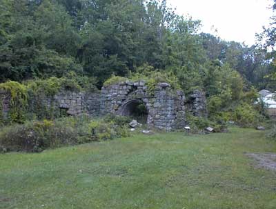 Abandoned Iron Foundry at the Long Pond Ironworks National Historic Area in Hewitt, New Jersey