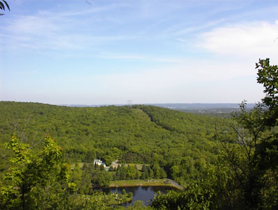 View from the summit of High Mountain in the Pyramid Mountain Natural Historic Area, Boonton, New Jersey