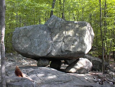 Tripod Rock in Boonton, New Jersey - Spring, Change of Seasons in ...