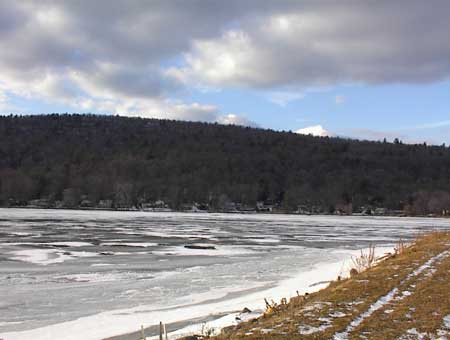 Pinecliff Lake in West Milford, New Jersey